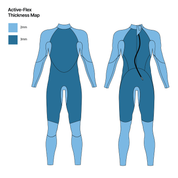 WETSUIT ACTIVE - FLEX HOMBRE ZONE3