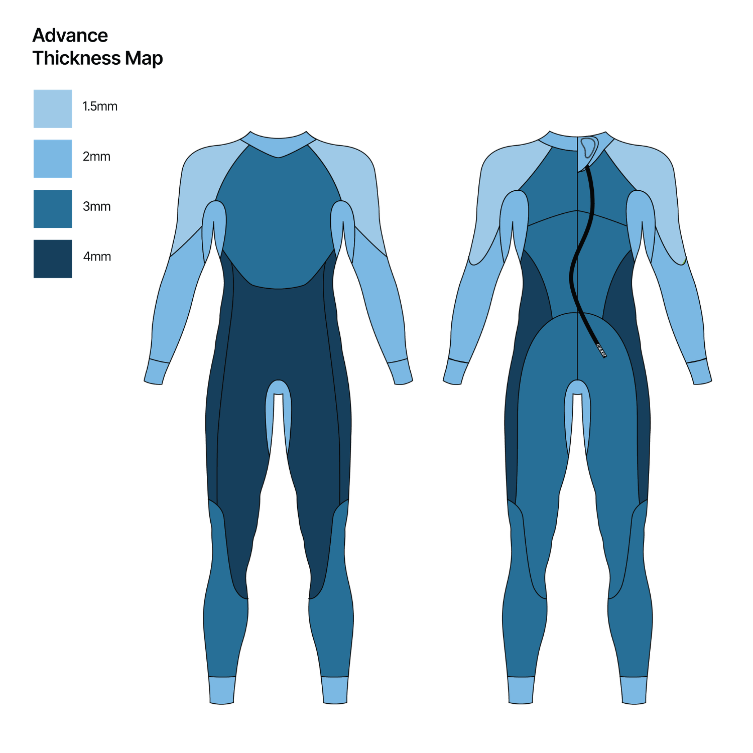 WETSUIT ADVANCE - HOMBRE ZONE3