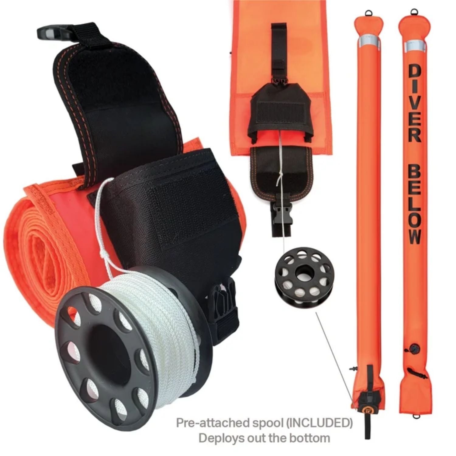 BOYA XSSCUBA CON RIEL QUICK LAUNCH