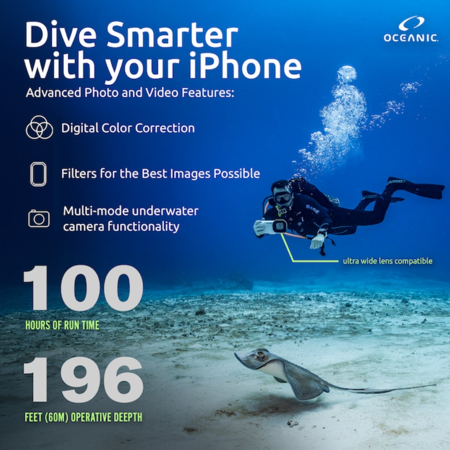 CARCASA PARA CELULAR OCEANIC+ DIVE HOUSING V2