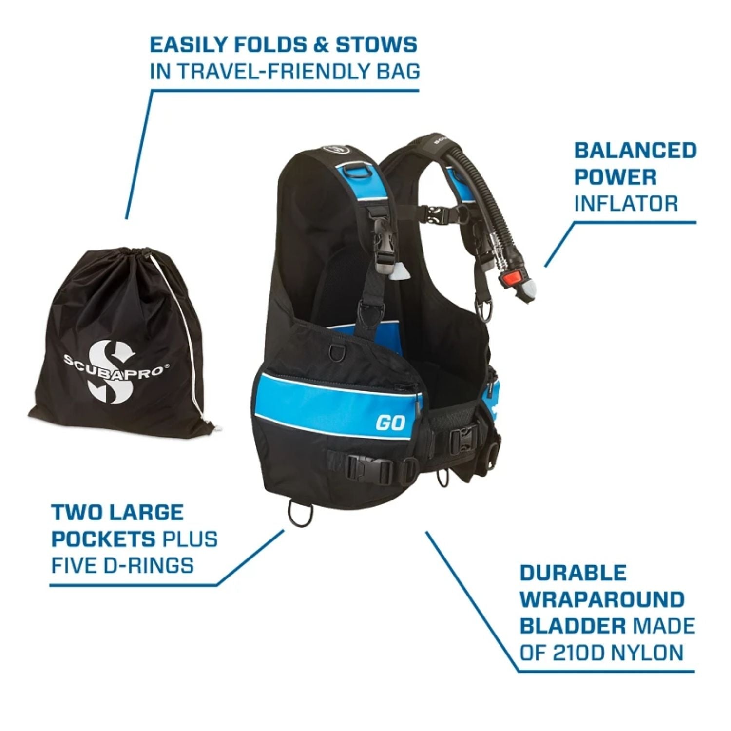 CHALECO SCUBAPRO GO QUICK CINCH