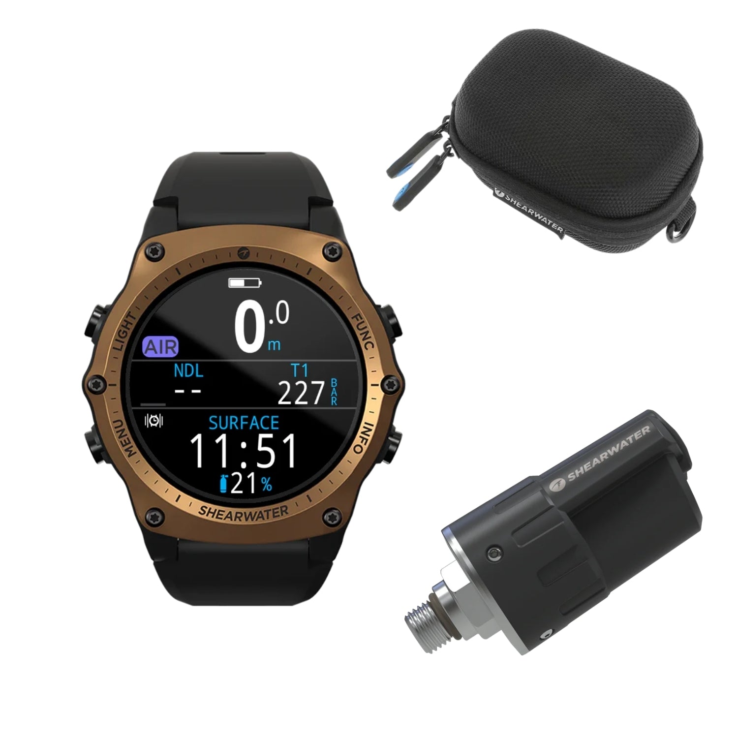 COMPUTADORA SHEARWATER TERIC BRONZE JOURNET EDITION + SWIFT COMBO