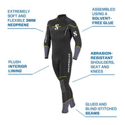 TRAJE DE NEOPRENO SCUBAPRO SPORT 3 MM
