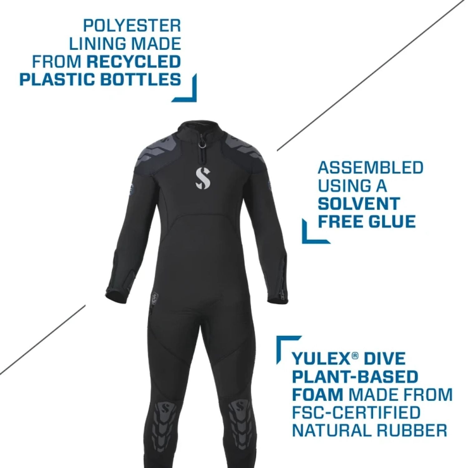 TRAJE DE NEOPRENO EVERFLEX YULEX 7.5/5.0 MM