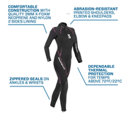 TRAJE DE NEOPRENO SCUBAPRO DEFINITION 5 MM - WOMEN