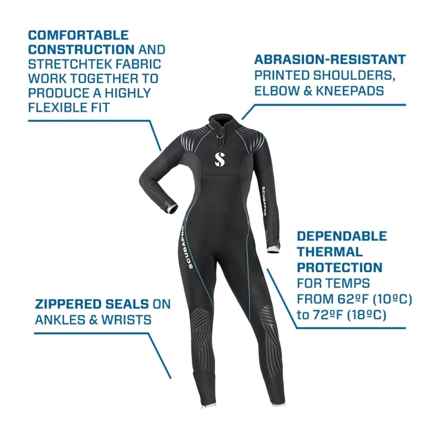 TRAJE DE NEOPRENO SCUBAPRO DEFINITION 5 MM - MEN