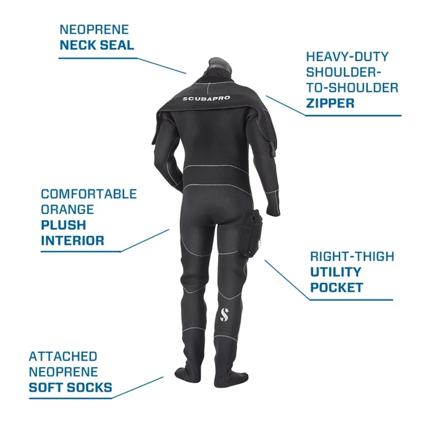 TRAJE SECO SCUBAPRO EVERDRY 4 DRYSUIT - MEN - 4MM